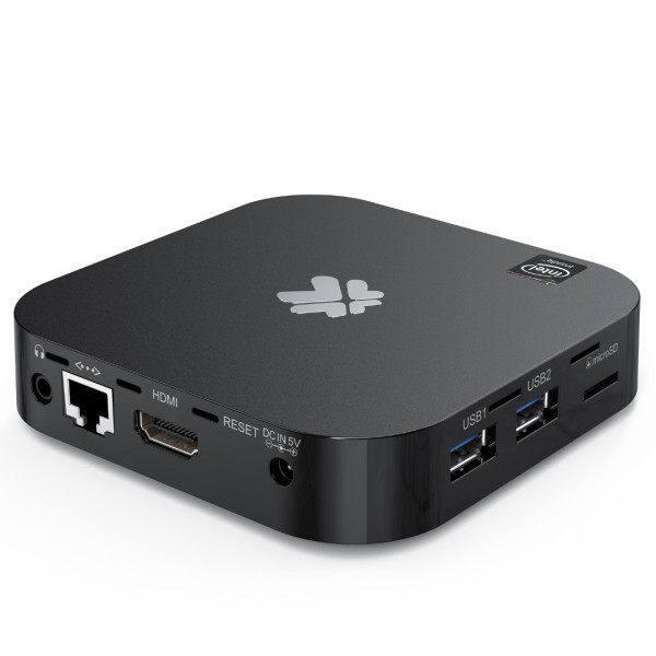 Mini PC Fanless Intel Atom Z8350 2GB DDR3 32GB eMM...